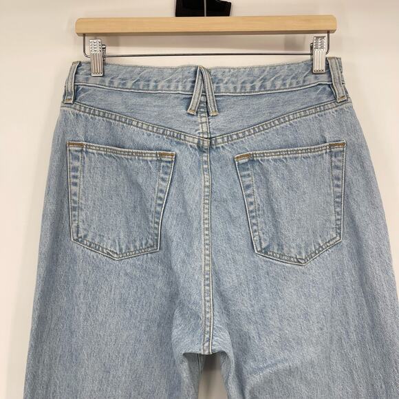 SLVRLAKE | Charlotte Patch Pocket Bootcut Flare Light Wash Jeans Clear Skies 30 - Picture 9 of 16